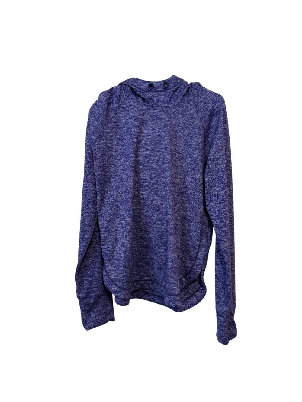 Athleta Girl Purple Heathered Long Sleeve Hoodie Thumbholes M 8-10 Lightweight